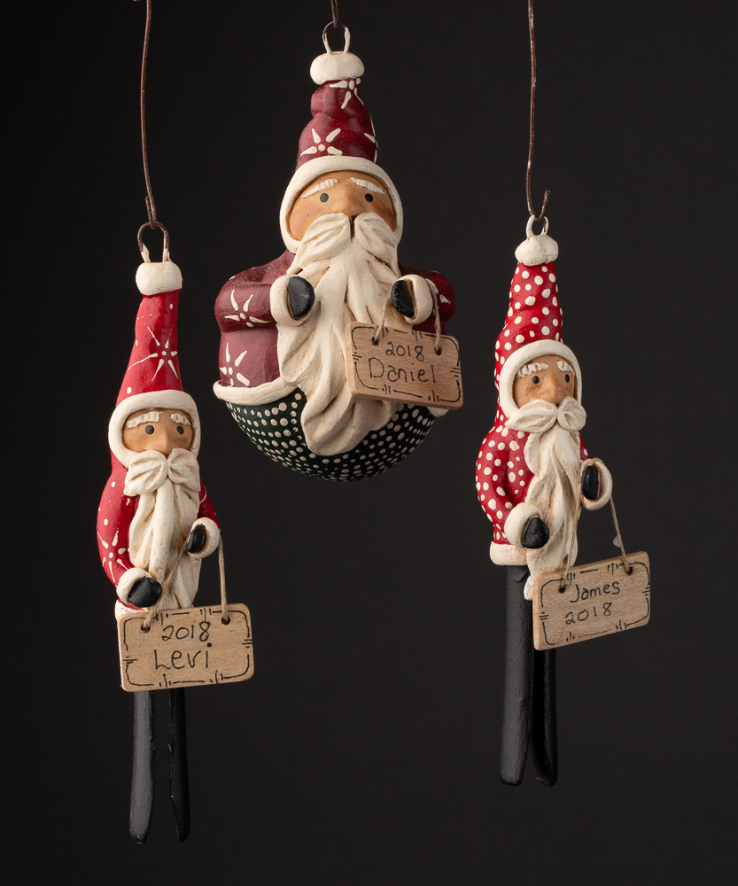 Santa hanging